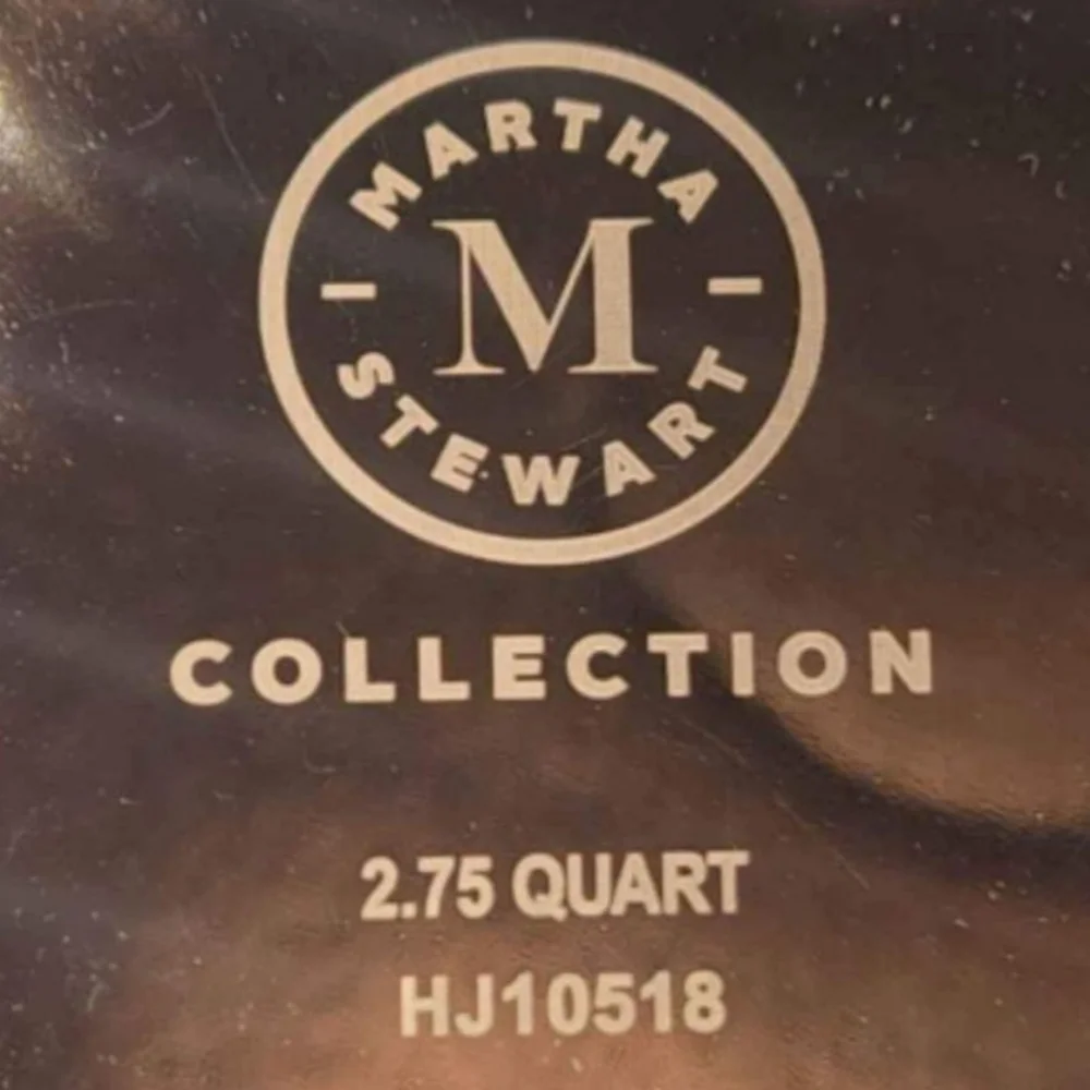 Martha Stewart 2 piece copper plated container set NEW heavy WALNUT LID - Picture 4 of 4